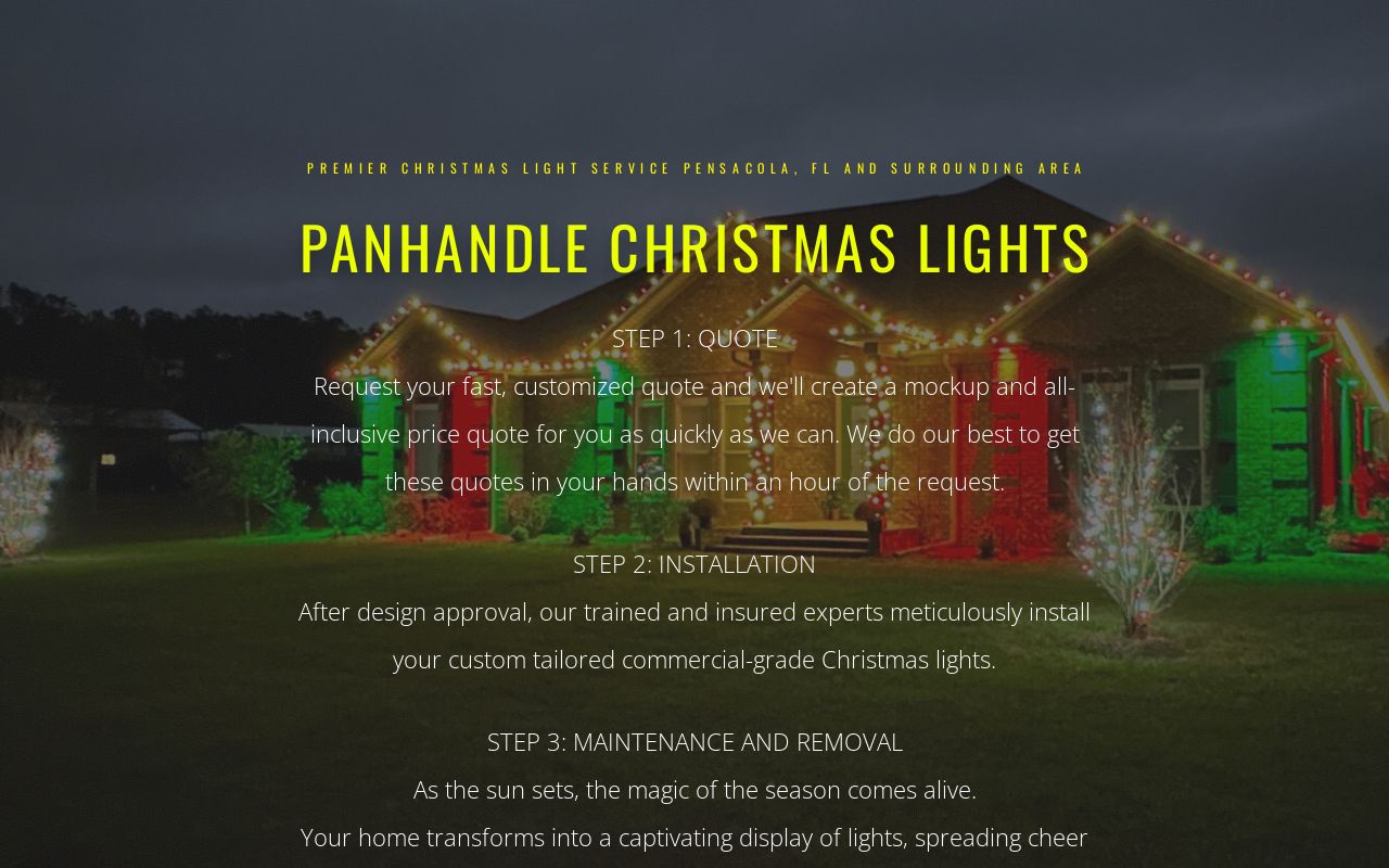 Panhandle Christmas Lights